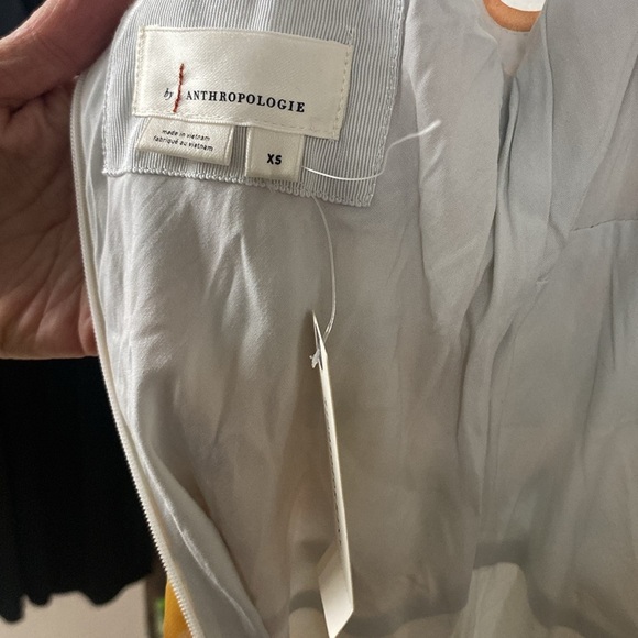 ANTHROPOLOGIE ASYMMETRICAL HEM FLORAL WATER COLOR SPAGHETTI STRAP DRESS XS - Picture 14 of 16